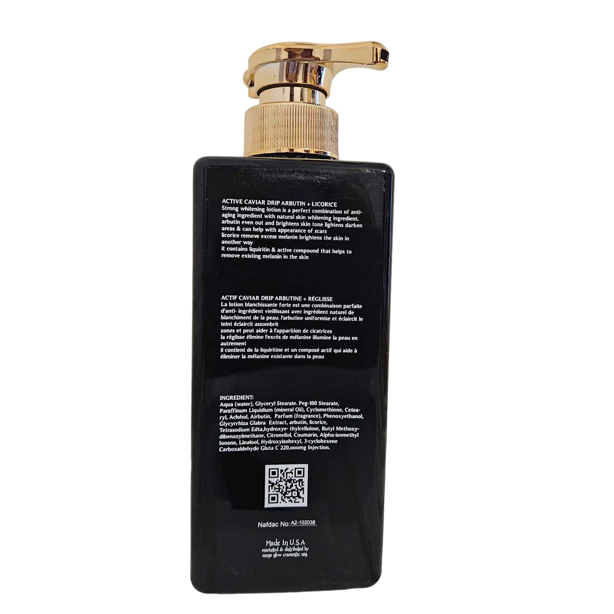 Active Caviar Drip Arbutin + Licorice Strong Whitening Lotion