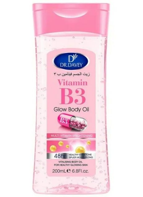 Dr Davey Vitamin B3 Glow Body Oil 200 ml