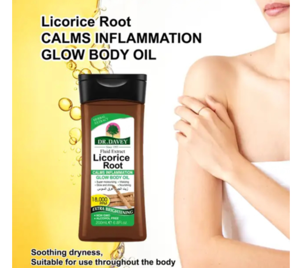 Dr Davey - Licorice Root Glow Body Oil 200 ml