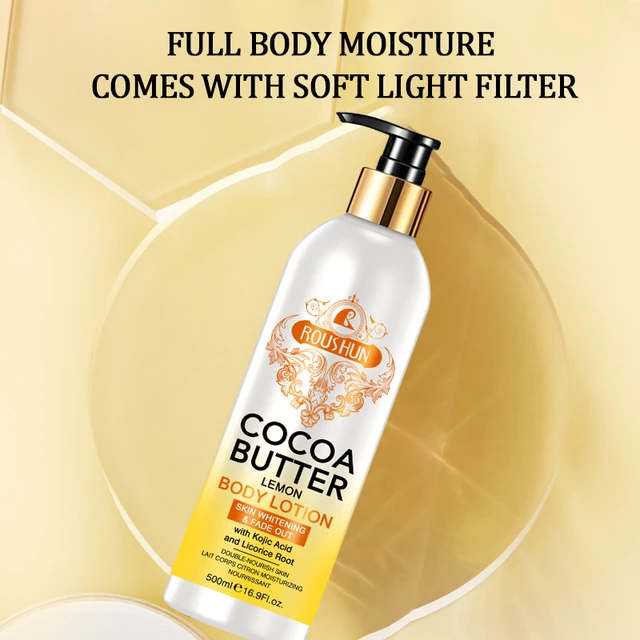 Roushun Cocoa Butter & Lemon Body Lotion 500 ml