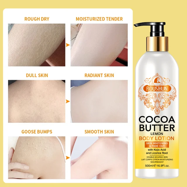 Roushun Cocoa Butter & Lemon Body Lotion 500 ml