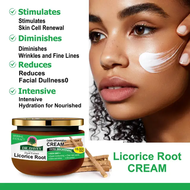 Dr Davey Licorice Root Brightening Dark Spot Corrector Remover Cream 248 ml