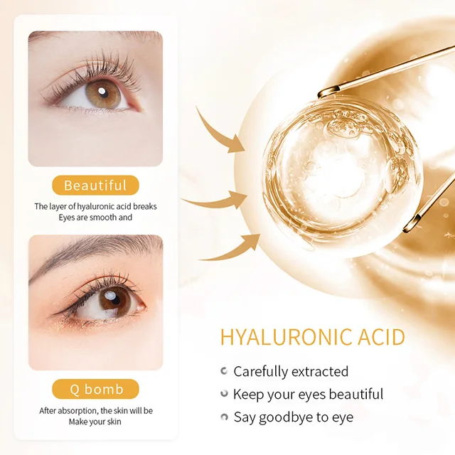Sadoer Golden Moisturizing & Tender Anti-Wrinkle Eye Cream 60g / Improve Dark Circles and Eye Edema & Deeply Moisturize & Smooth and Tender Skin & Remove Eye Lines