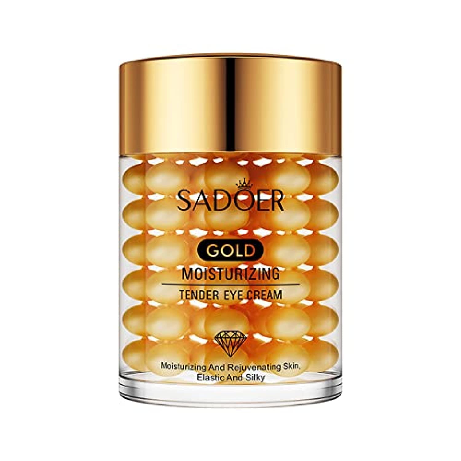 Sadoer Golden Moisturizing & Tender Anti-Wrinkle Eye Cream 60g / Improve Dark Circles and Eye Edema & Deeply Moisturize & Smooth and Tender Skin & Remove Eye Lines