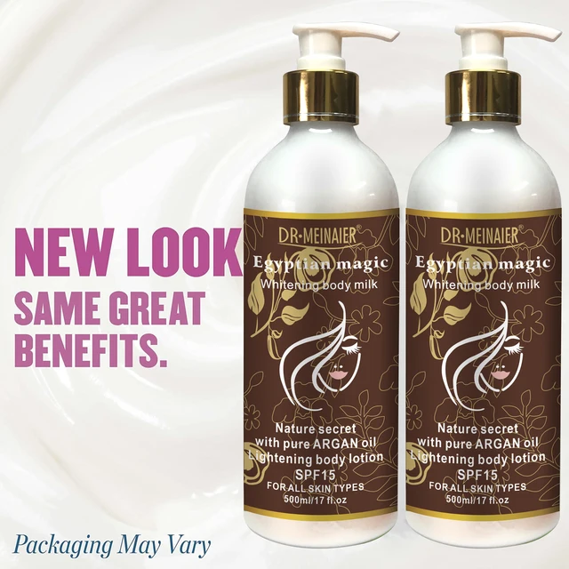 Egyptian Magic Nature Secret Whitening SPF 15 Body Milk With Argan Oil 500 ml