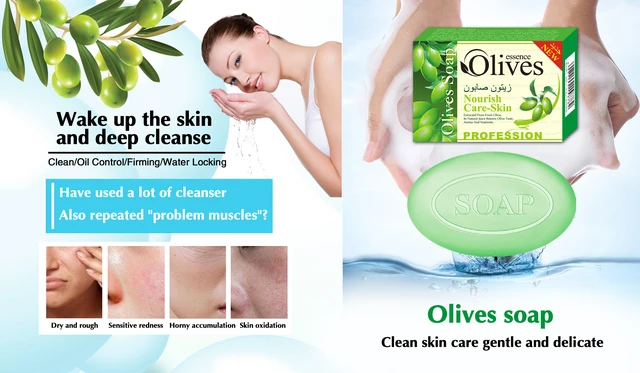 Cleanse Whitening skin olives soap