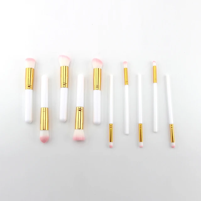 10pcs Makeup Brushes Professional Brush Set For Foundation Blush Eye Shadow