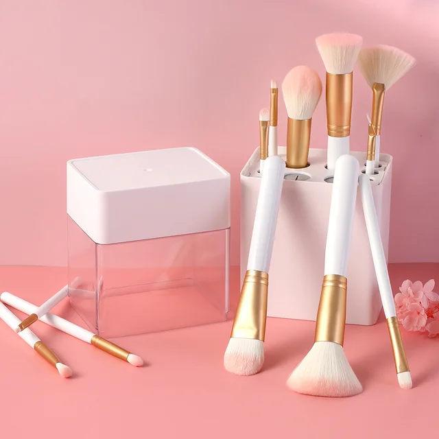 10pcs Makeup Brushes Professional Brush Set For Foundation Blush Eye Shadow