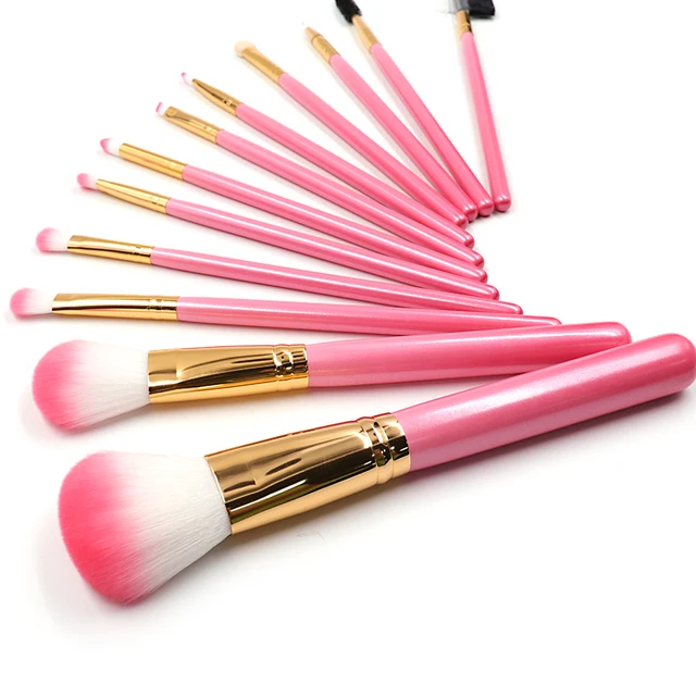 10pcs Makeup Brushes Professional Brush Set For Foundation Blush Eye Shadow view 3