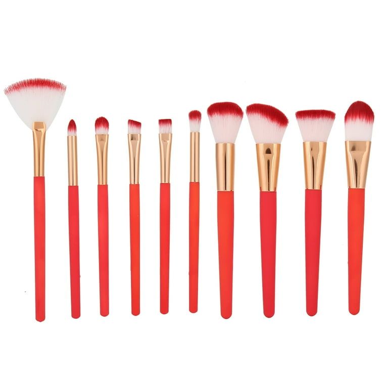 10pcs Makeup Brushes Professional Brush Set For Foundation Blush Eye Shadow view 9