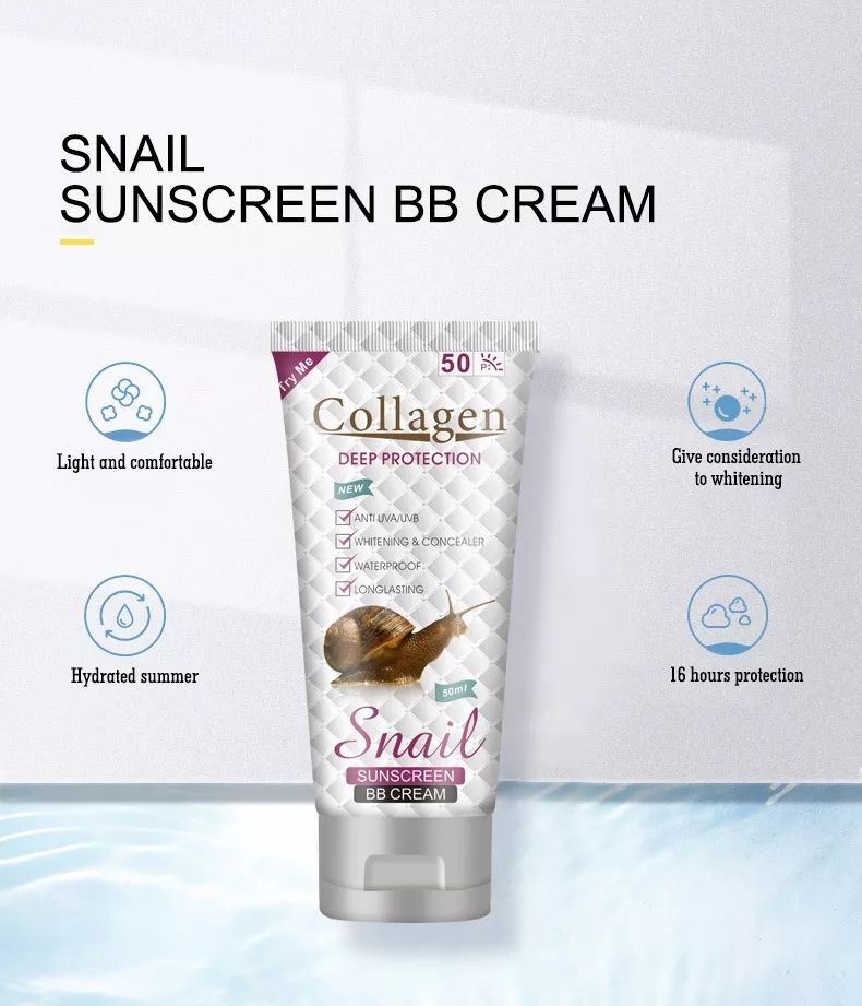 Collagen Snail Sunscreen BB Cream SPF 50