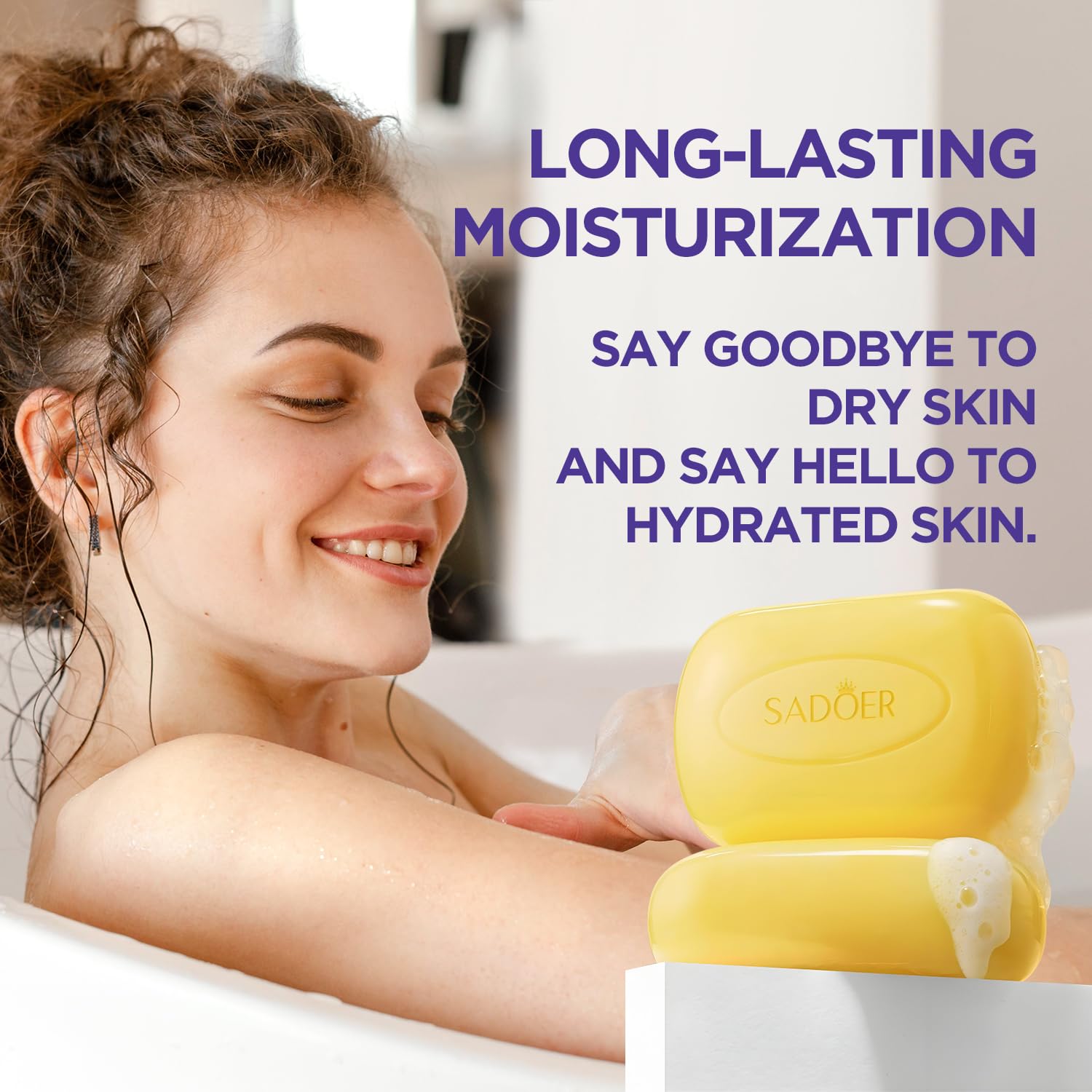 Sadoer Sulfur Cleaning Repair Multi-Action 3 In 1 Acne Soap 125g