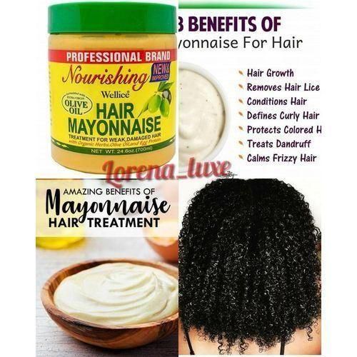 Wellice Hair Mayonnaise With Extra Virgin Olive Oil Treatment 700 ml