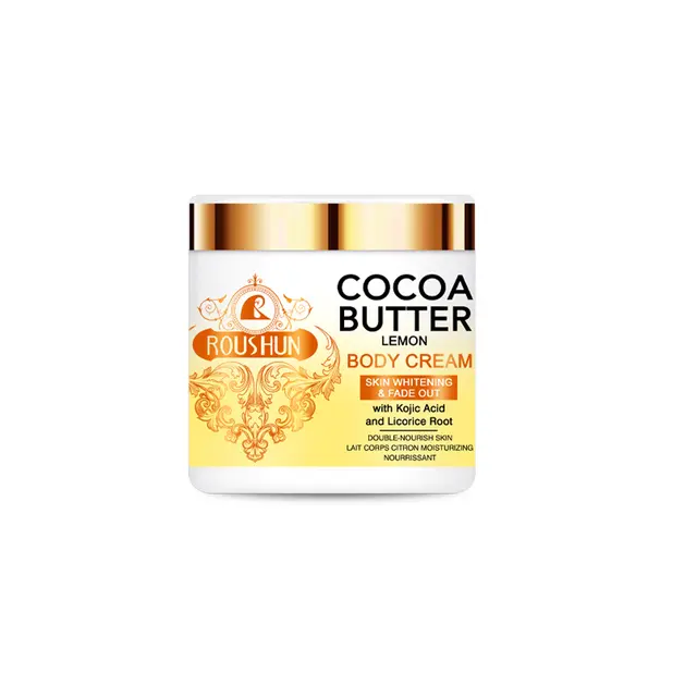 Roushun Cocoa Butter Skin Whitening And Fade Out Lemon Cream 500 ml