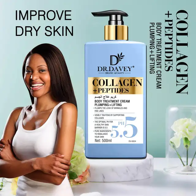 Dr Davey Collagen+ peptides Body Treatment Cream +lifting(500ml)