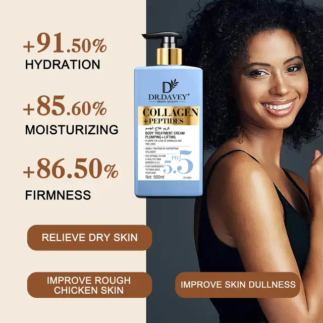 Dr Davey Collagen+ peptides Body Treatment Cream +lifting(500ml)