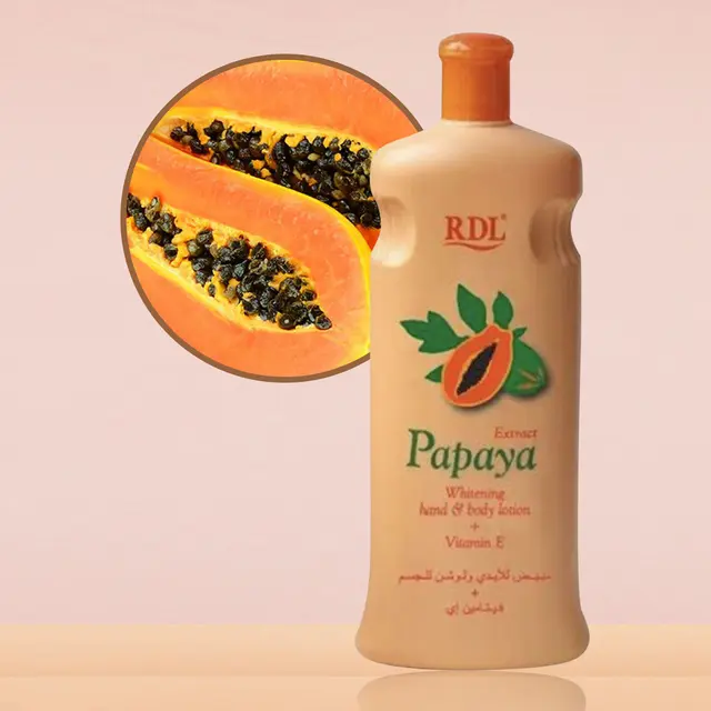 RDL Papaya Extract Whitening Hand & Body Lotion (600ml)
