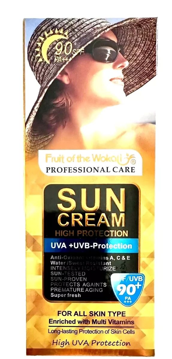 Fruit Of The Wokali Profess Care Sun Cream High Protection SPF/UVB90 130 ml