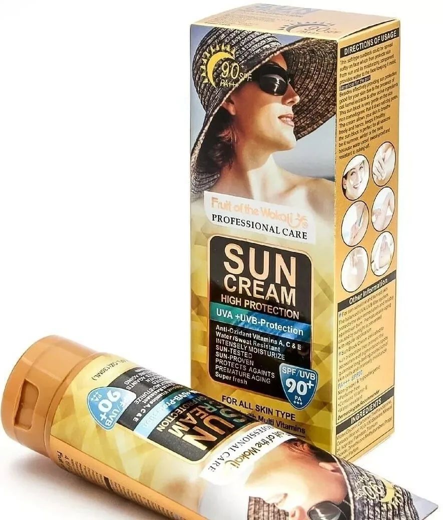 Fruit Of The Wokali Profess Care Sun Cream High Protection SPF/UVB90 130 ml