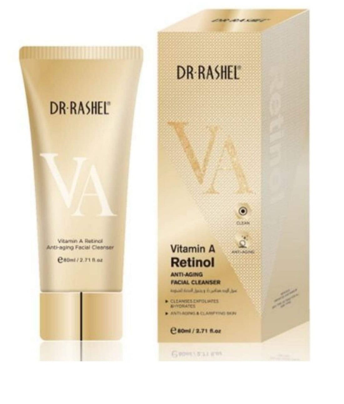 Dr Rashel Face Wash Vitamin A Retinol Anti-aging Facial Cleanser 80ml