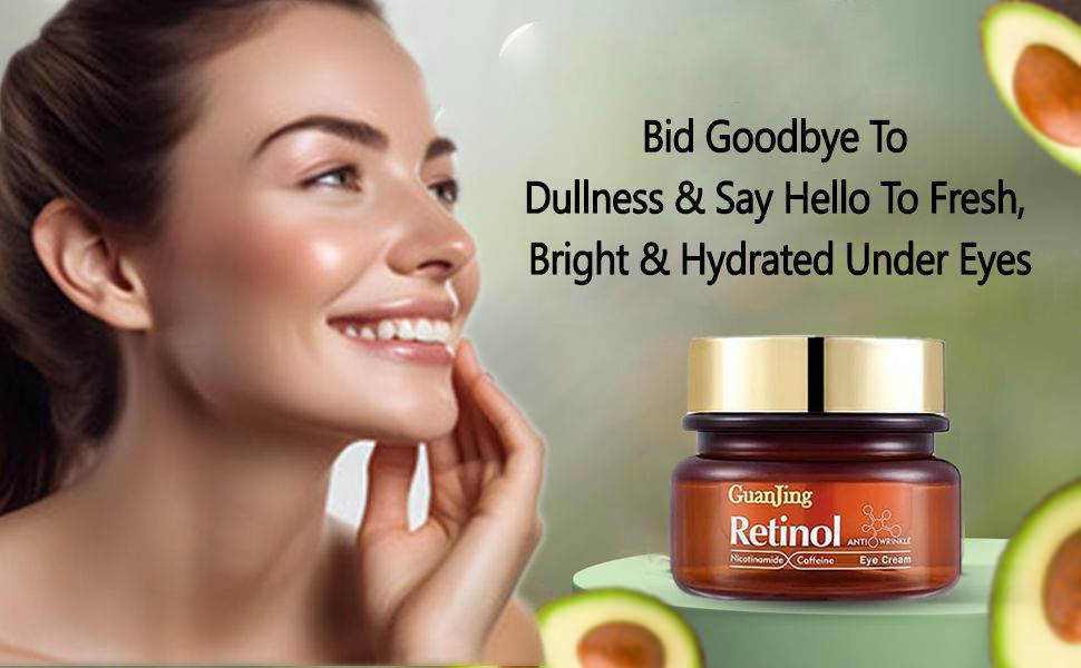 GuanJing Retinol Anti Aging Eye Cream Anti-Wrinkles Bags Dark Circles Removal Retinol Eye Cream For Women - 30g