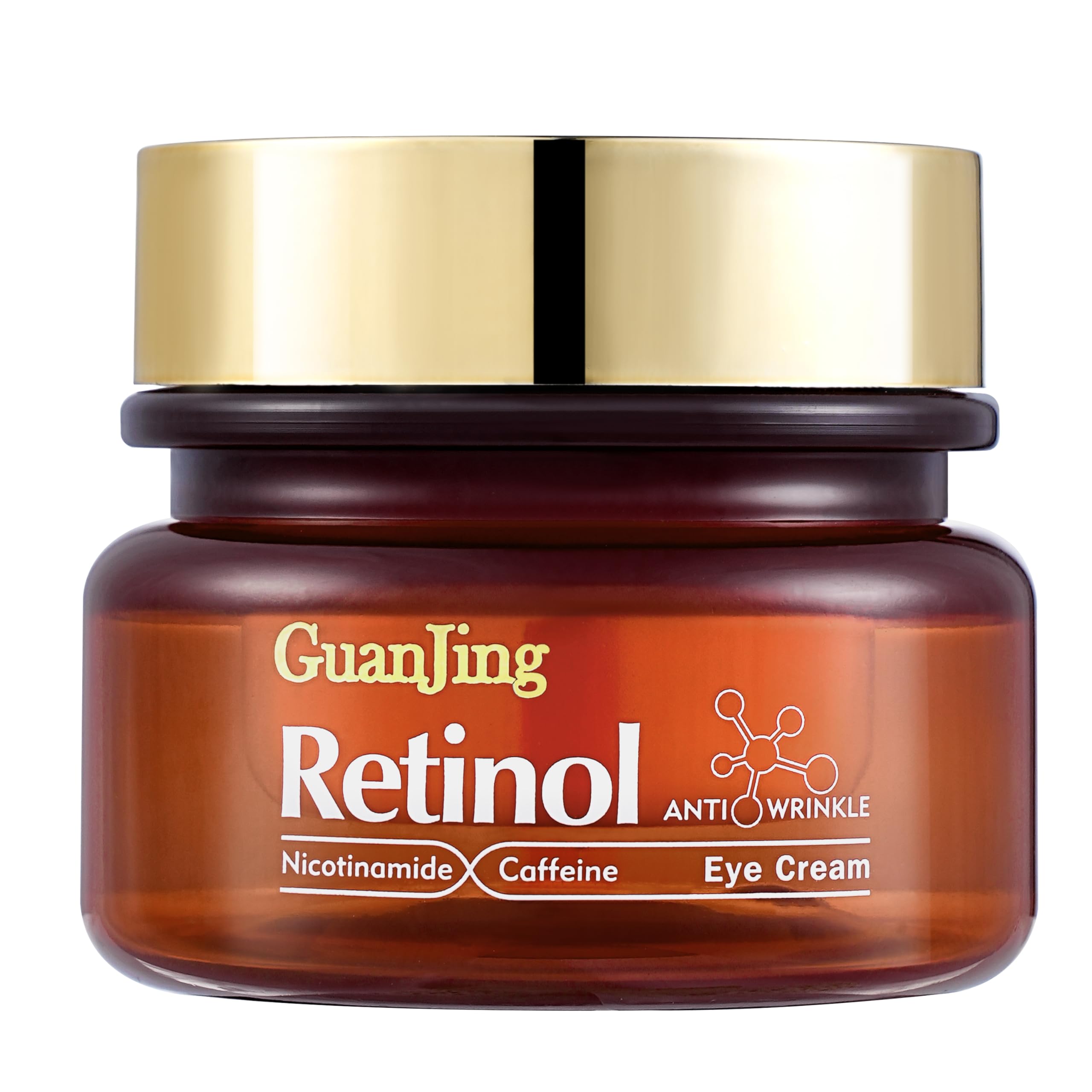GuanJing Retinol Anti Aging Eye Cream Anti-Wrinkles Bags Dark Circles Removal Retinol Eye Cream For Women - 30g