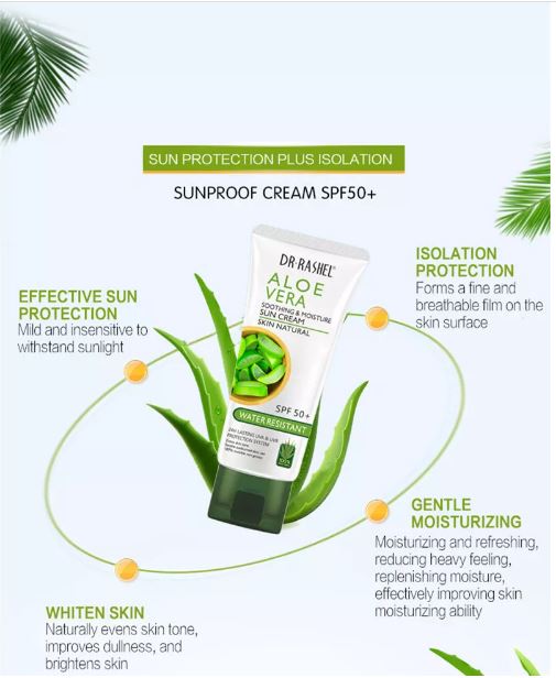 Dr Rashel Aloe Vera Sun Cream SPF 50+ 60g
