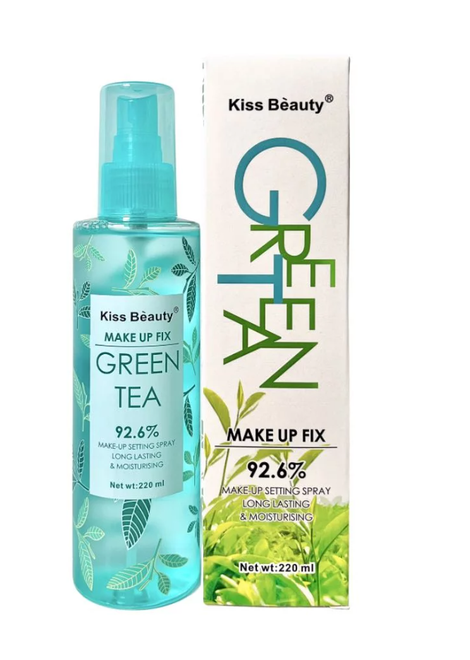 Kiss Beauty Green Tea Makeup Fix Setting Spray 220ml