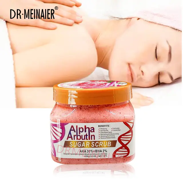 DR Meinaier  Face & Body Alpha Arbutin Sugar Scrub 650g