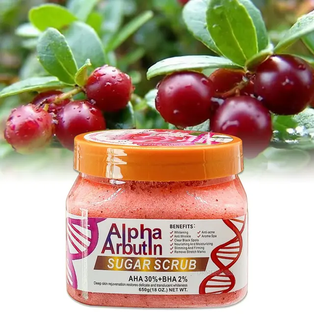 DR Meinaier  Face & Body Alpha Arbutin Sugar Scrub 650g