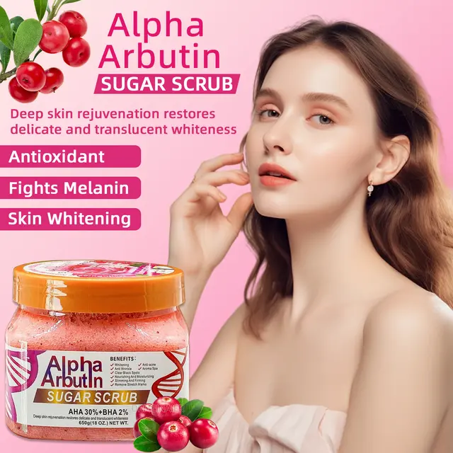 DR Meinaier  Face & Body Alpha Arbutin Sugar Scrub 650g