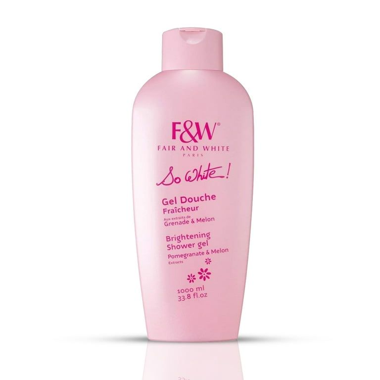 Fair And White So White Brightening Body Shower Gel  - Suitable for All Ages and Skin Types 1000 ml