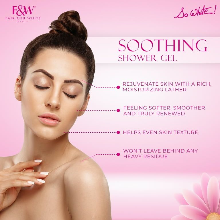 Fair And White So White Brightening Body Shower Gel  - Suitable for All Ages and Skin Types 1000 ml