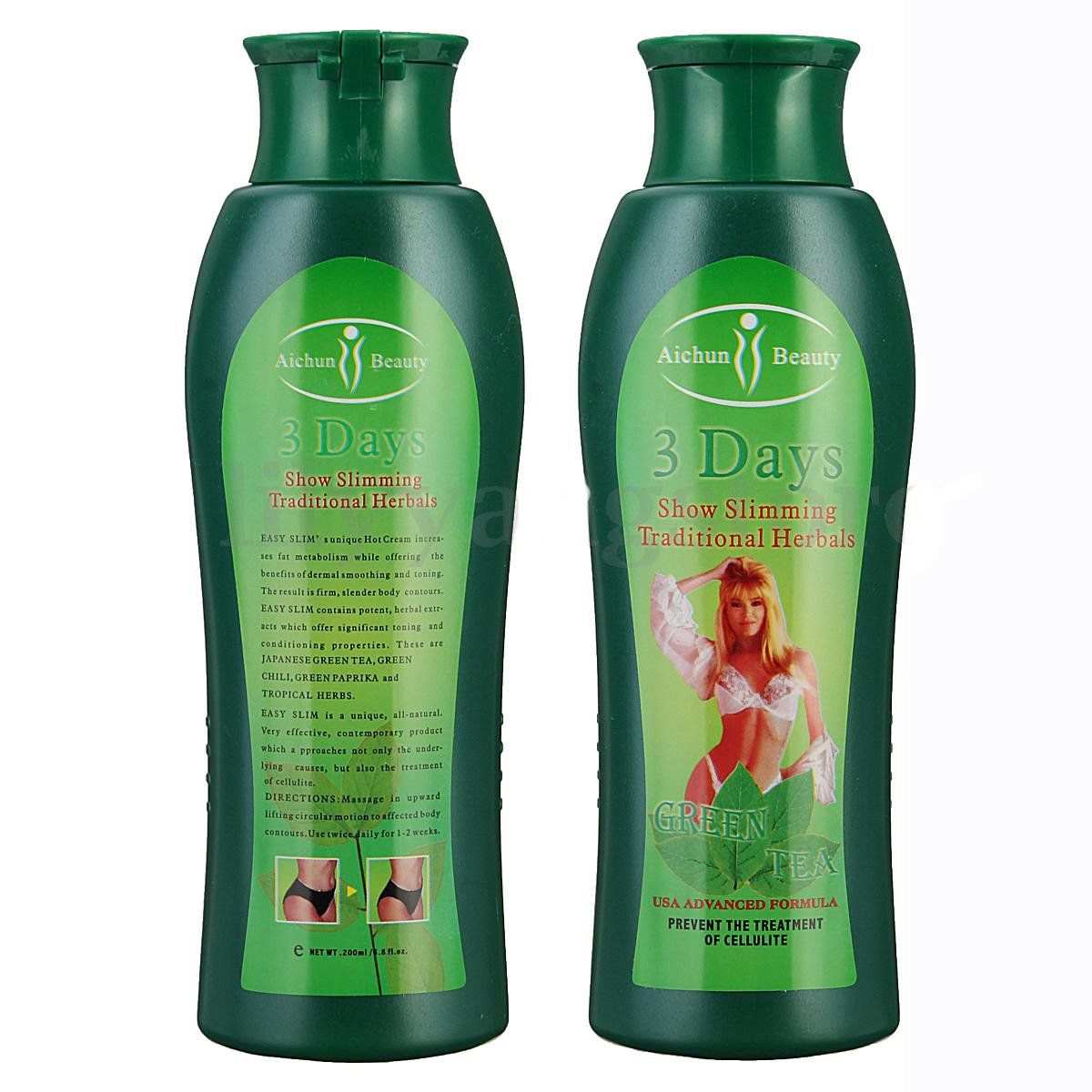 Aichun Beauty Green tea Slimming Cream Cellulite Removal Fat burning Lose weight 200ml