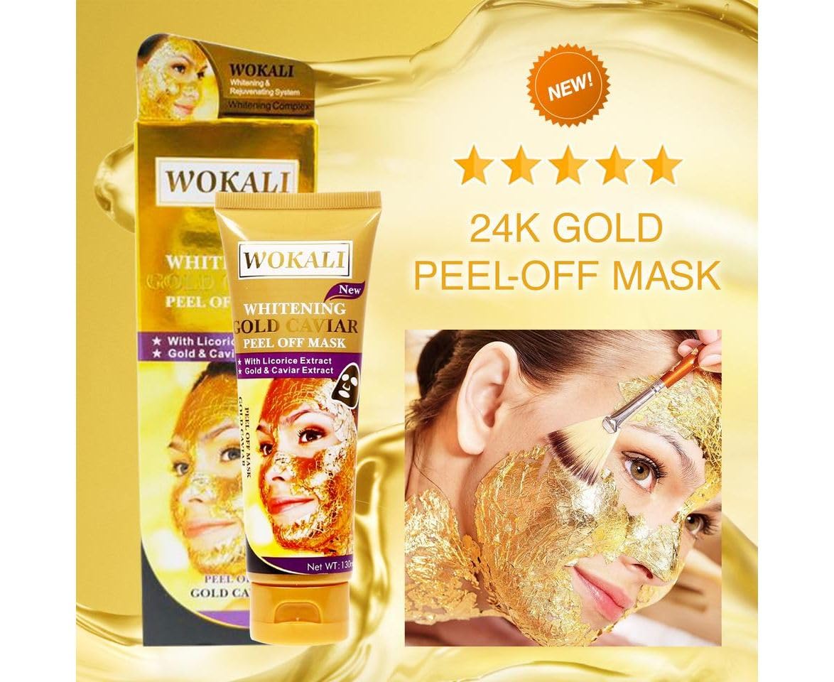 Wokali Whitening Gold Peel-Off Mask