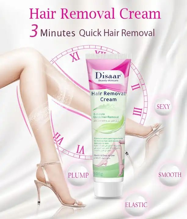 Disaar Hair Removal Cream. Dry Skin Hair Removal Cream. 5 - Minutes Quick Hair Removal. Quick and Easy to Use. 100g