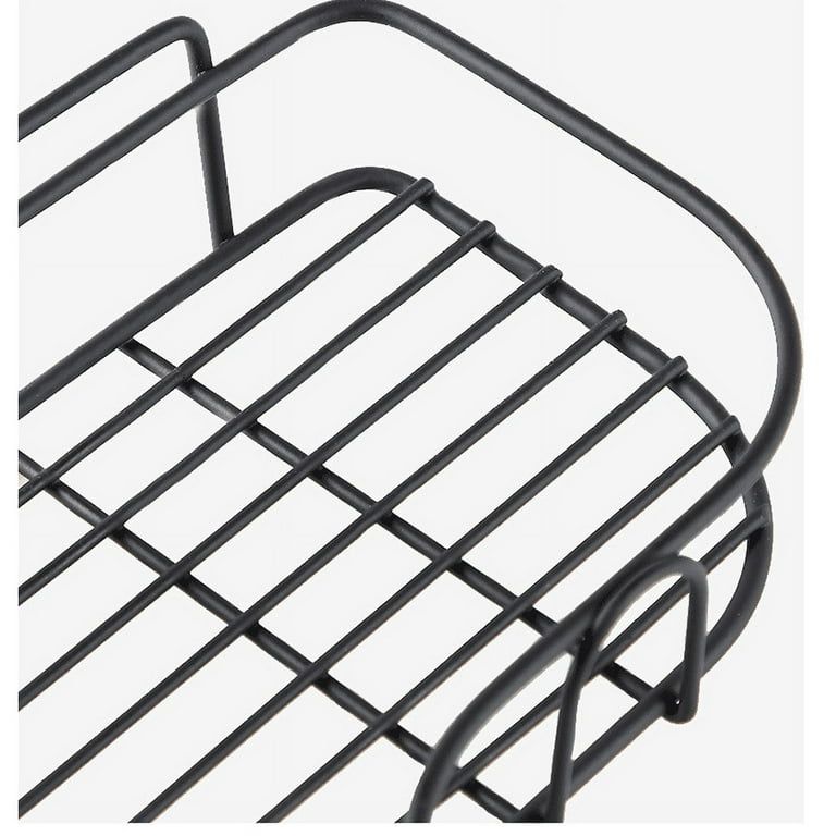 Adhesive Corner Bathroom Shelf Storage Wall Mounted Shower Caddy Shelf Organizer for Kitchen Toilet Metal Rustproof No Drilling