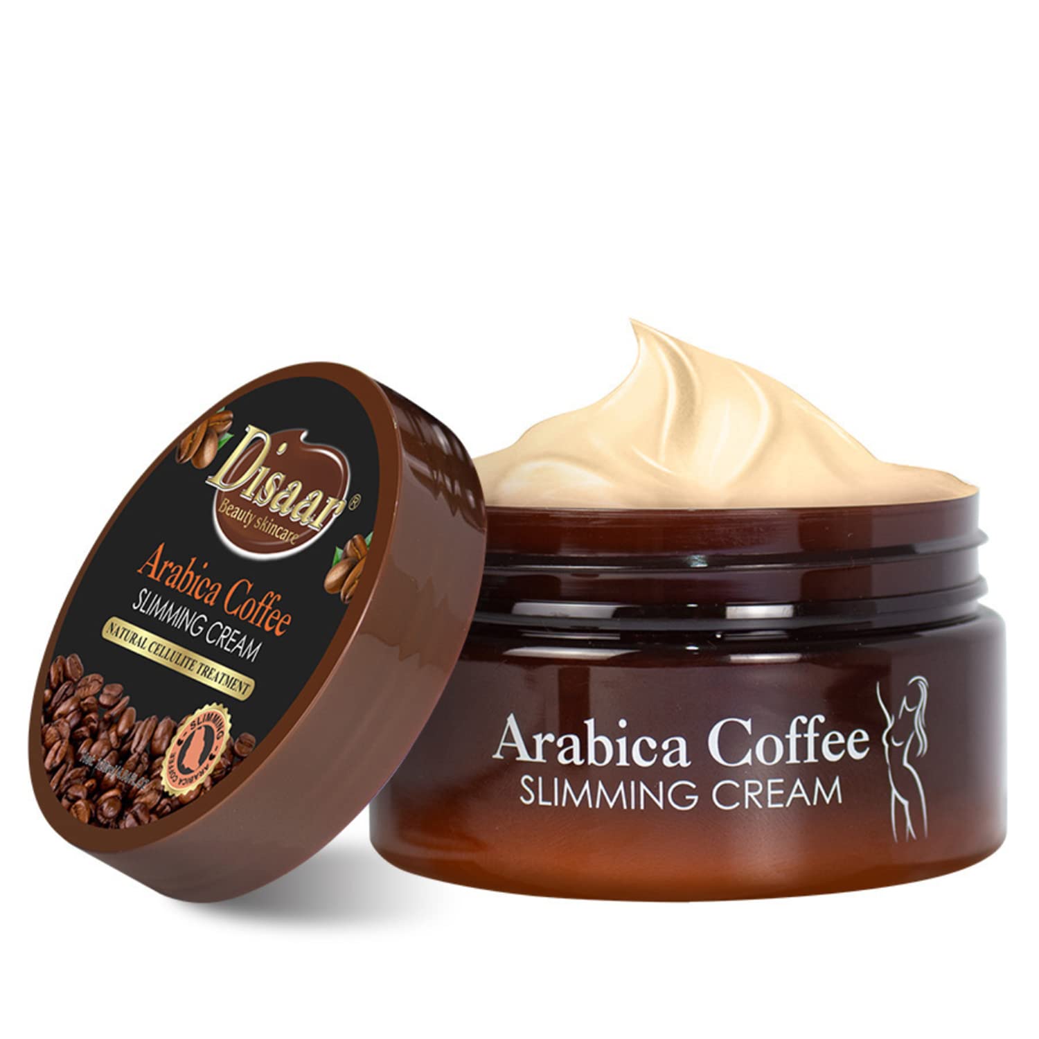 DISAAR Beauty Arabica Coffee Slimming Cream Cellulite Treatment Weight Loss Burner 120ml