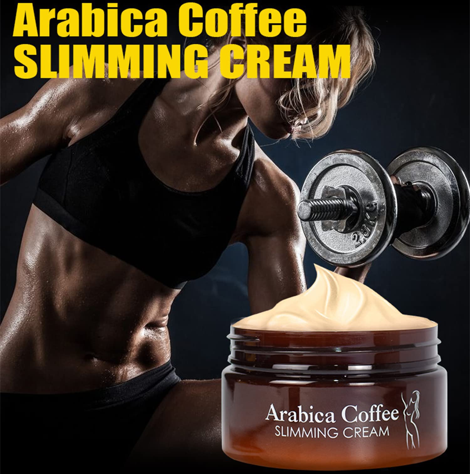 DISAAR Beauty Arabica Coffee Slimming Cream Cellulite Treatment Weight Loss Burner 120ml