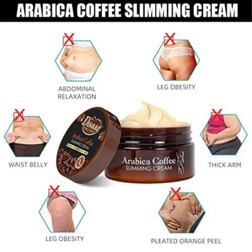 DISAAR Beauty Arabica Coffee Slimming Cream Cellulite Treatment Weight Loss Burner 120ml