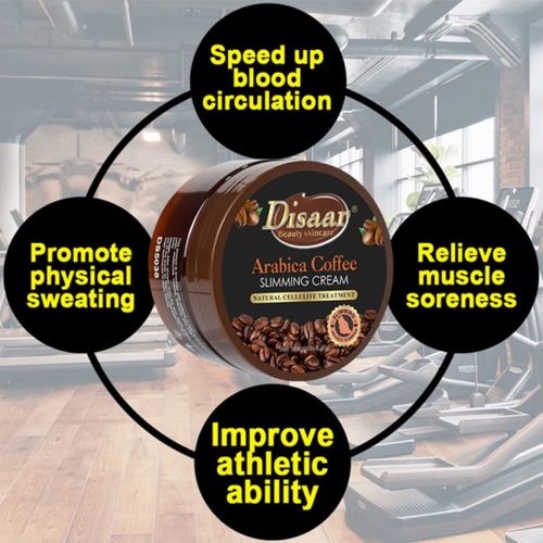 DISAAR Beauty Arabica Coffee Slimming Cream Cellulite Treatment Weight Loss Burner 120ml