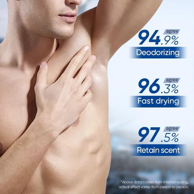 Sadoer Deodorant With Naturally Derived Ingredients, 48 Hour Odor Control | Cool Ocean Scent MEN DEODORANT STICK 20G