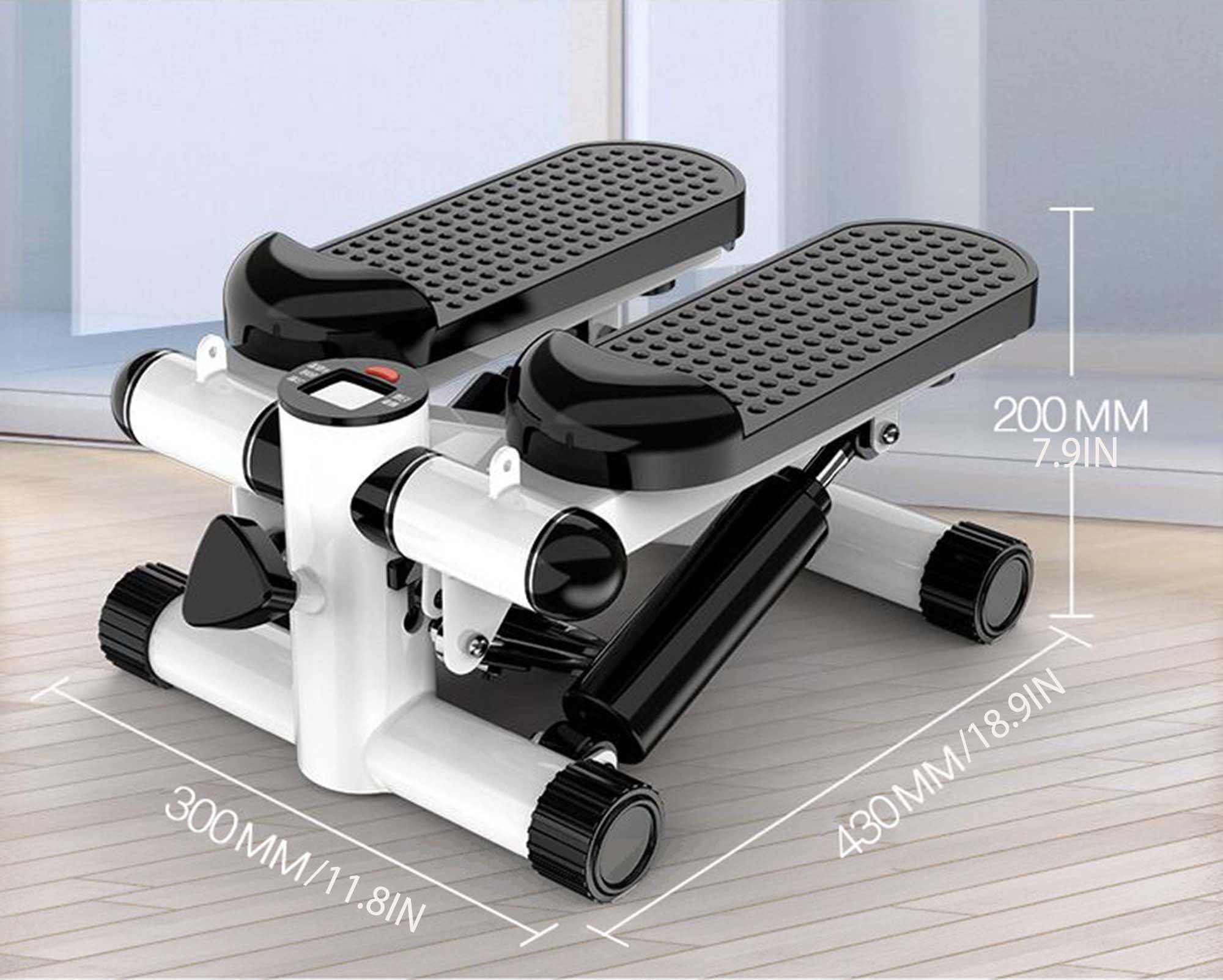 Mini Steppers for Exercise at Home with Resistance Band,Stair Stepper for Home,Exercise Home Workout Equipment for Full Body Workout