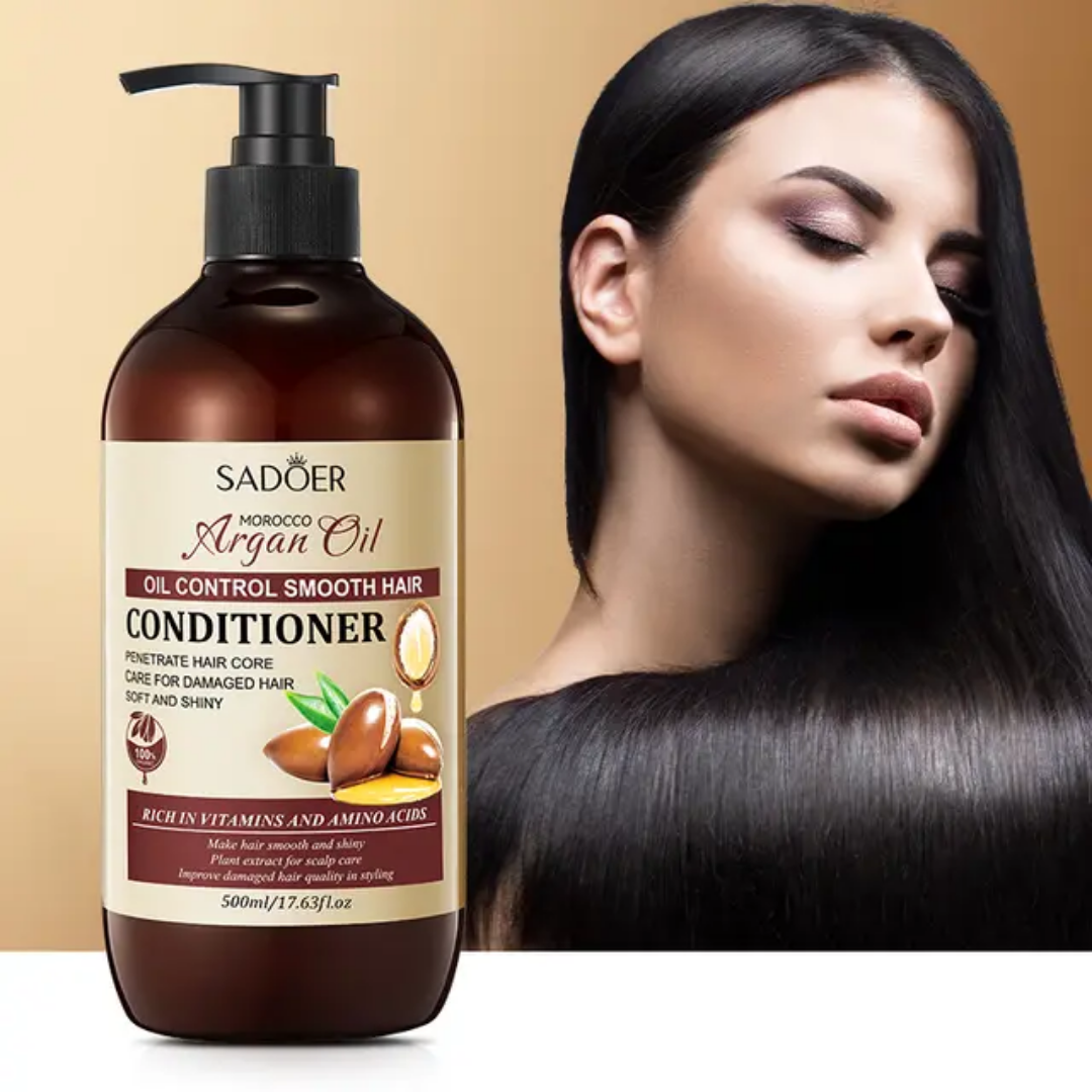 Sadoer Moroccan Argan Oil Hair Conditioner Soft and silky hair Anti-frizz Anti-dryness Anti-split hair conditioner (500 ml)