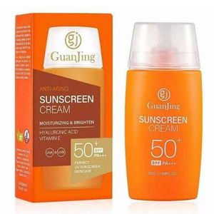 Guanjing Anti-aging Sunscreen Cream With Hyaluronic Acid & Vitamin E SPF 50 -50g