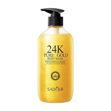 SADOER 24K Pure Gold Body Wash/shower gel White Hydrate Smooth Cleansing Anti-Aging Firming