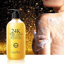 SADOER 24K Pure Gold Body Wash/shower gel White Hydrate Smooth Cleansing Anti-Aging Firming