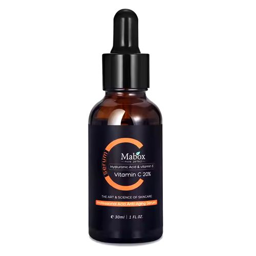 Mabox Anti-acne Vitamin C Serum With Hyaluronic Acid + Vitamin E Face Serum.
