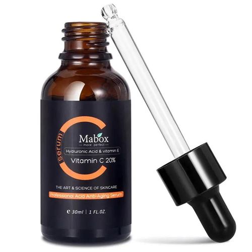 Mabox Anti-acne Vitamin C Serum With Hyaluronic Acid + Vitamin E Face Serum.