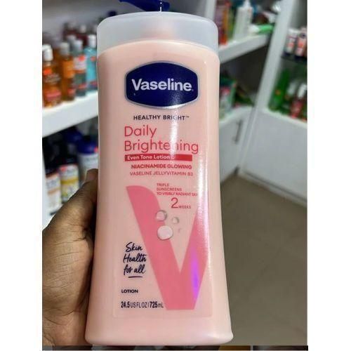 Vaseline Daily Brightening Even Tone Body Lotion for Glowing Skin, with Vitamin B3 & Triple Sunscreens-725ml